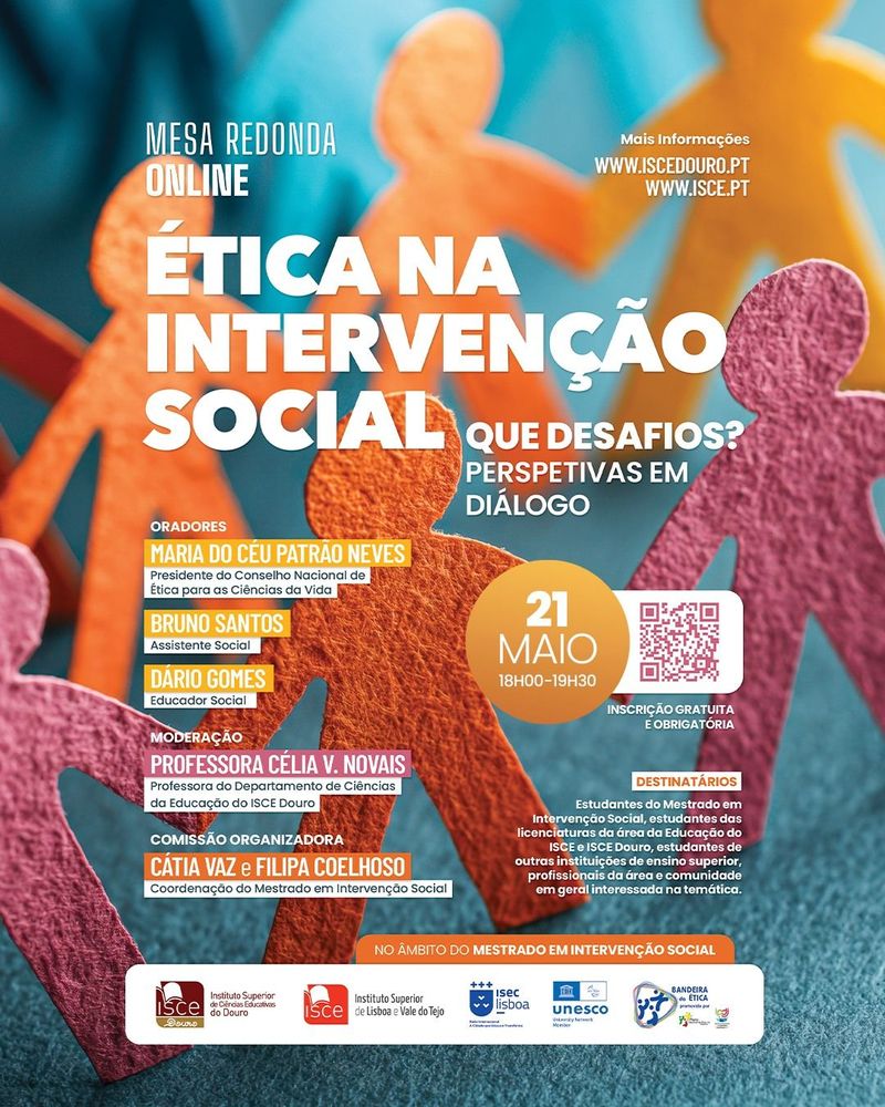 Mesa-Redonda Online Debate Ética na Intervenção Social