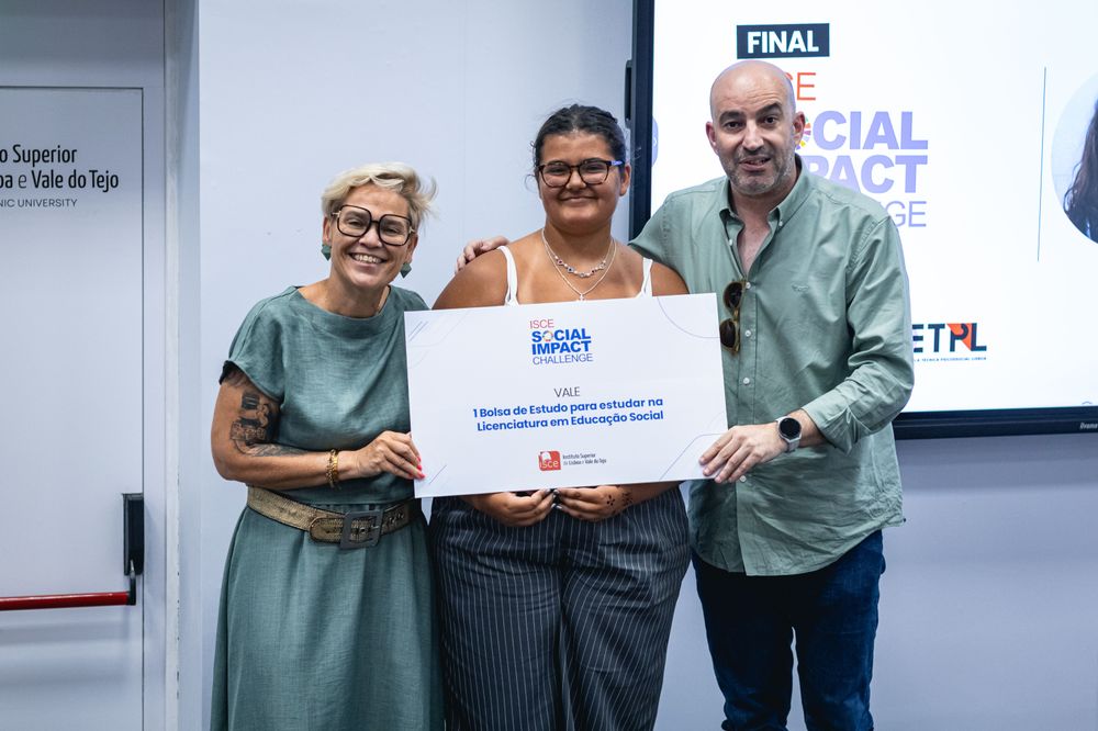 Mafalda Bento foi a grande vencedora da 1.ª Edição do ISCE Social Impact Challenge