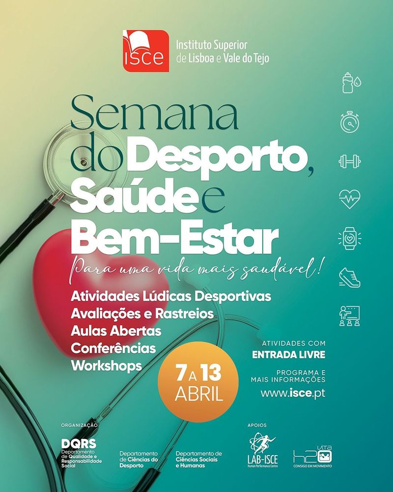 ISCE promove Semana do Desporto, Saúde e Bem-Estar com atividades para toda a comunidade académica