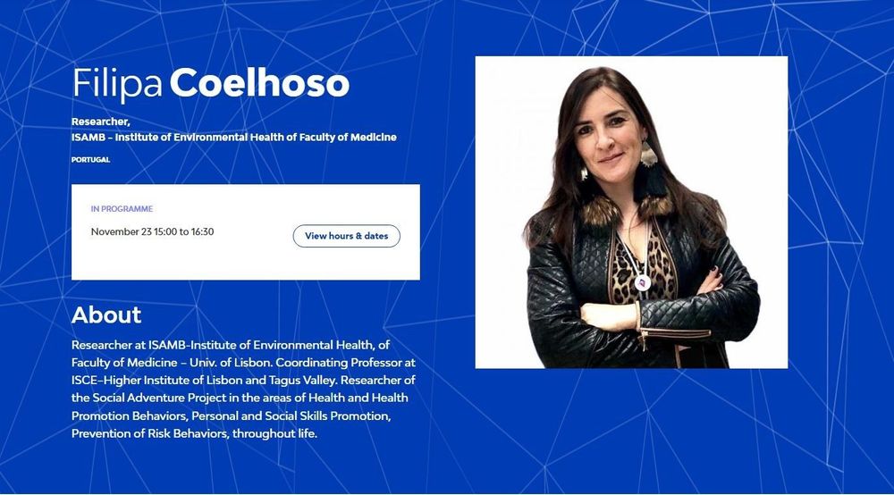Prof. Doutora Filipa Coelhoso participa no Lisbon Addictions 2022