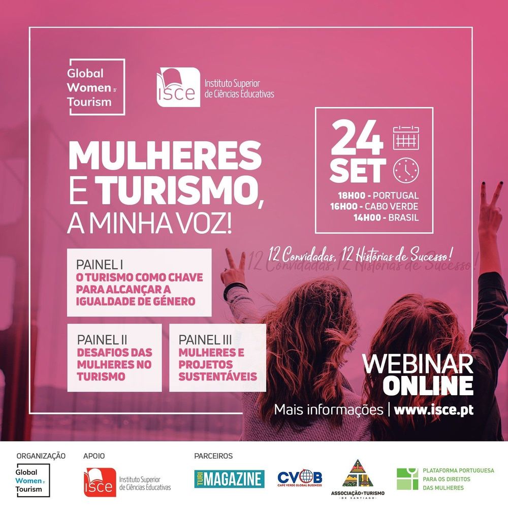 Webinar "Mulheres e Turismo, a minha voz!"