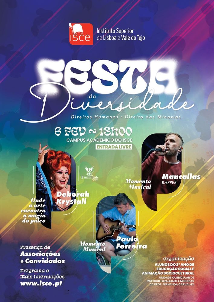 ISCE celebra a diversidade com evento dedicado aos Direitos Humanos e Minorias