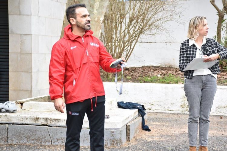 Departamento de Ciências do Desporto em ação na Escola Básica de Olival Basto Foto 4