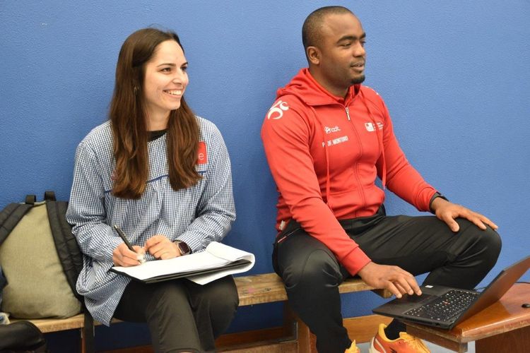 Departamento de Ciências do Desporto em ação na Escola Básica de Olival Basto Foto 7