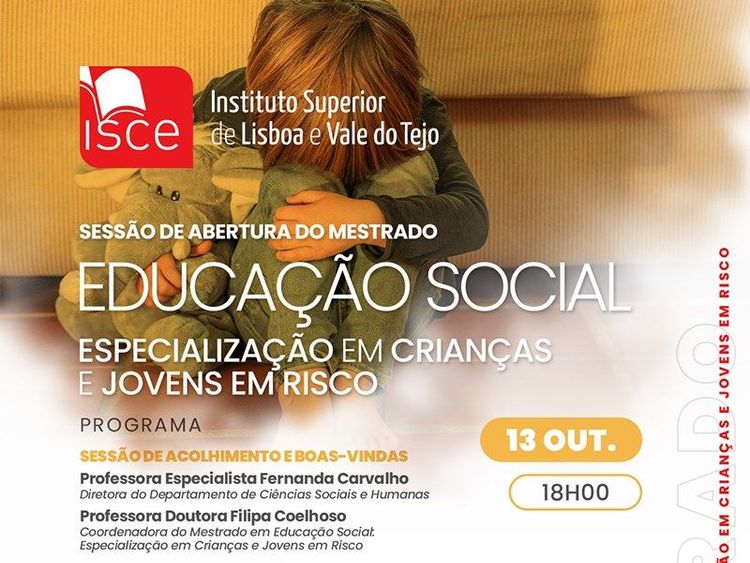 Sessão de Abertura do Mestrado em Educação Social