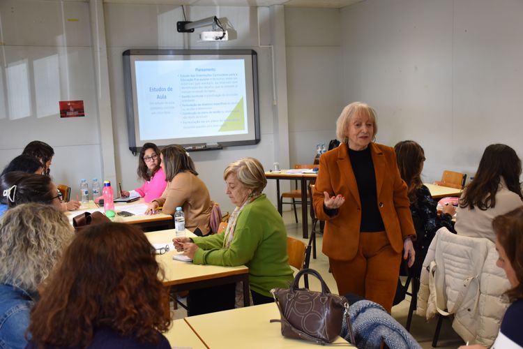 Workshop “Dar a conhecer a realização de um estudo de aula na formação inicial de Educadores de Infância” Foto 1