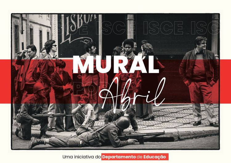 "Um Mural por abril" no ISCE Foto 7