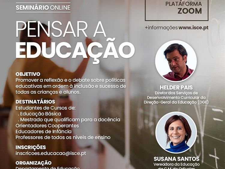 Seminário Online "Pensar a Educação"