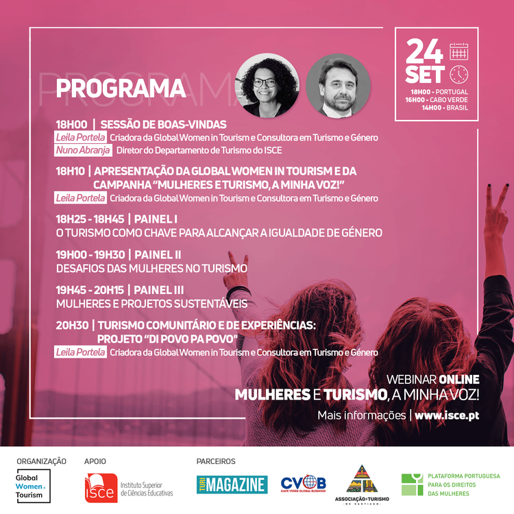 Webinar "Mulheres e Turismo, a minha voz!" Foto 13