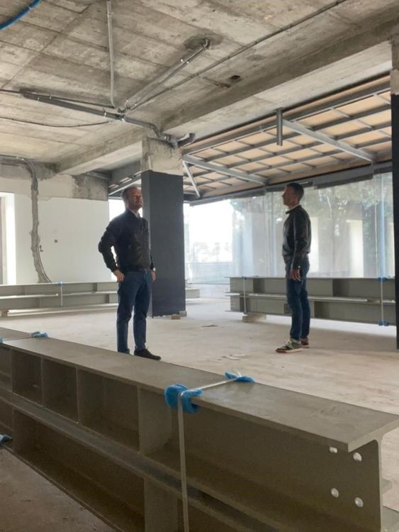 Visita à futura Biblioteca do ISCE Foto 2