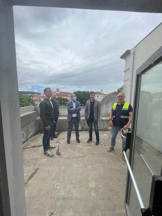 Visita à futura Biblioteca do ISCE Foto 7