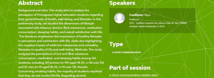 Prof. Doutora Filipa Coelhoso participa no Lisbon Addictions 2024 Foto 1