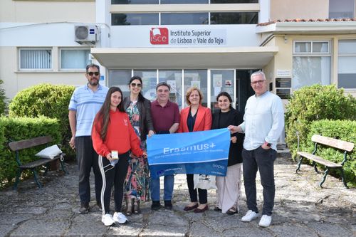 ISCE recebe visita de cooperação internacional ERASMUS+