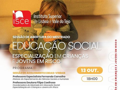 Sessão de Abertura do Mestrado em Educação Social
