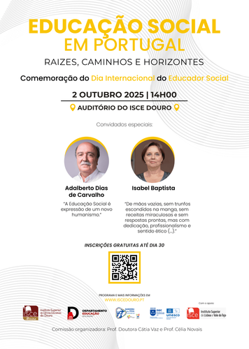 ISCE participa na Conferência “Educação Social em Portugal: Raízes, Caminhos e Horizontes”